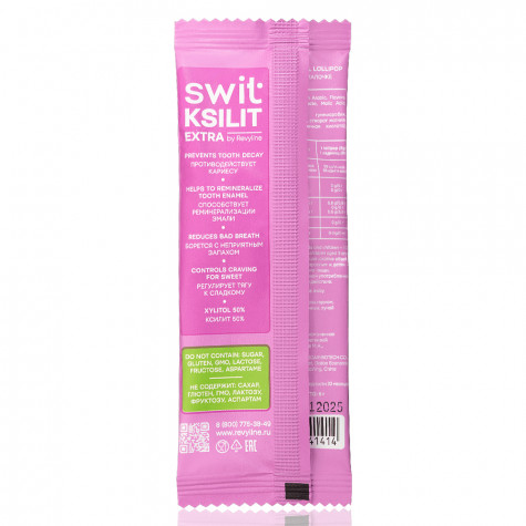 Леденец на палочке Swit by Revyline Ksilit Extra Груша, 1 шт.